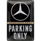 Preview: Blechschild Mercedes Parking klein 1